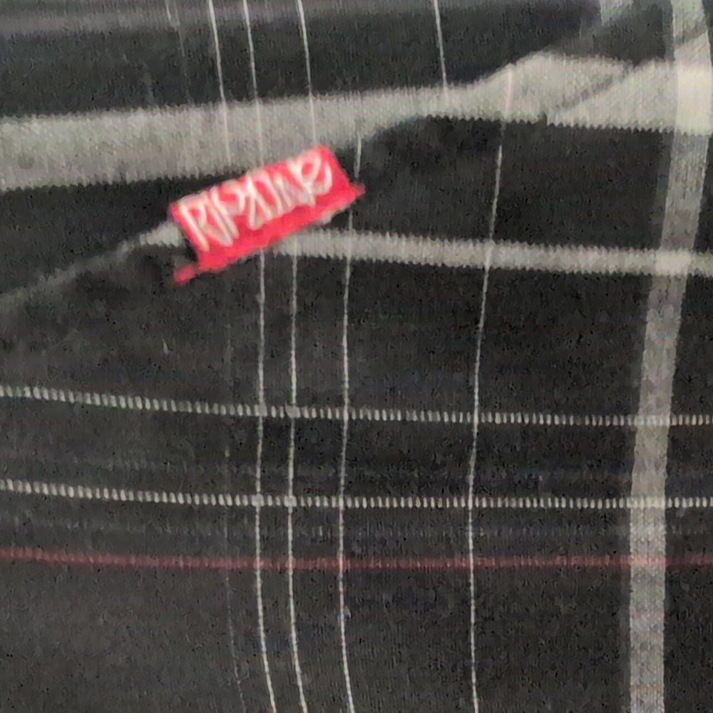 Ripzone | Black and Gray Plaid Men's Shorts - Picture 5 of 15